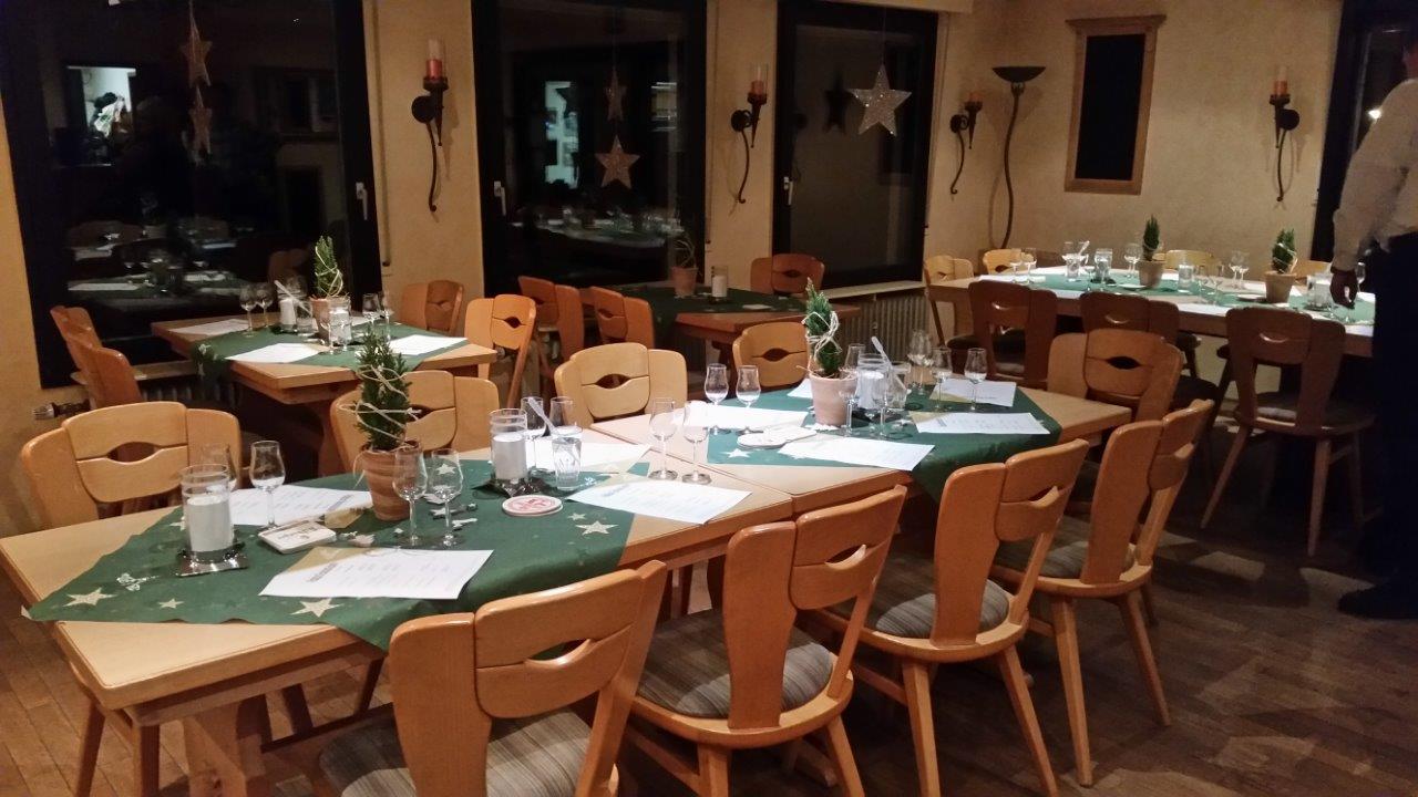 Vorweihnachts-Tasting im Tennisclub Gruiten