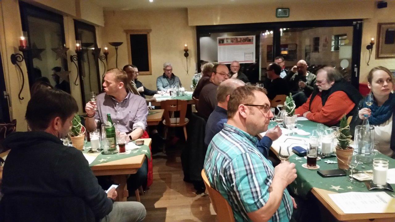 Vorweihnachts-Tasting im Tennisclub Gruiten