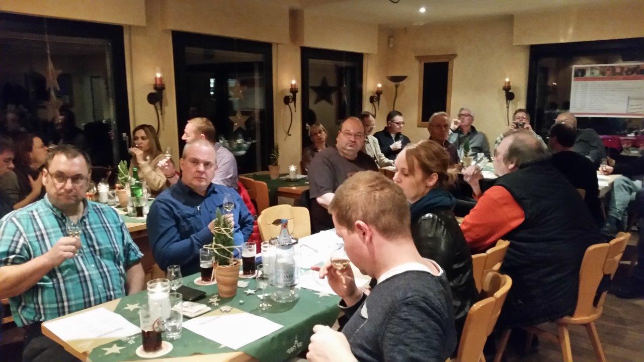 Vorweihnachts-Tasting im Tennisclub Gruiten