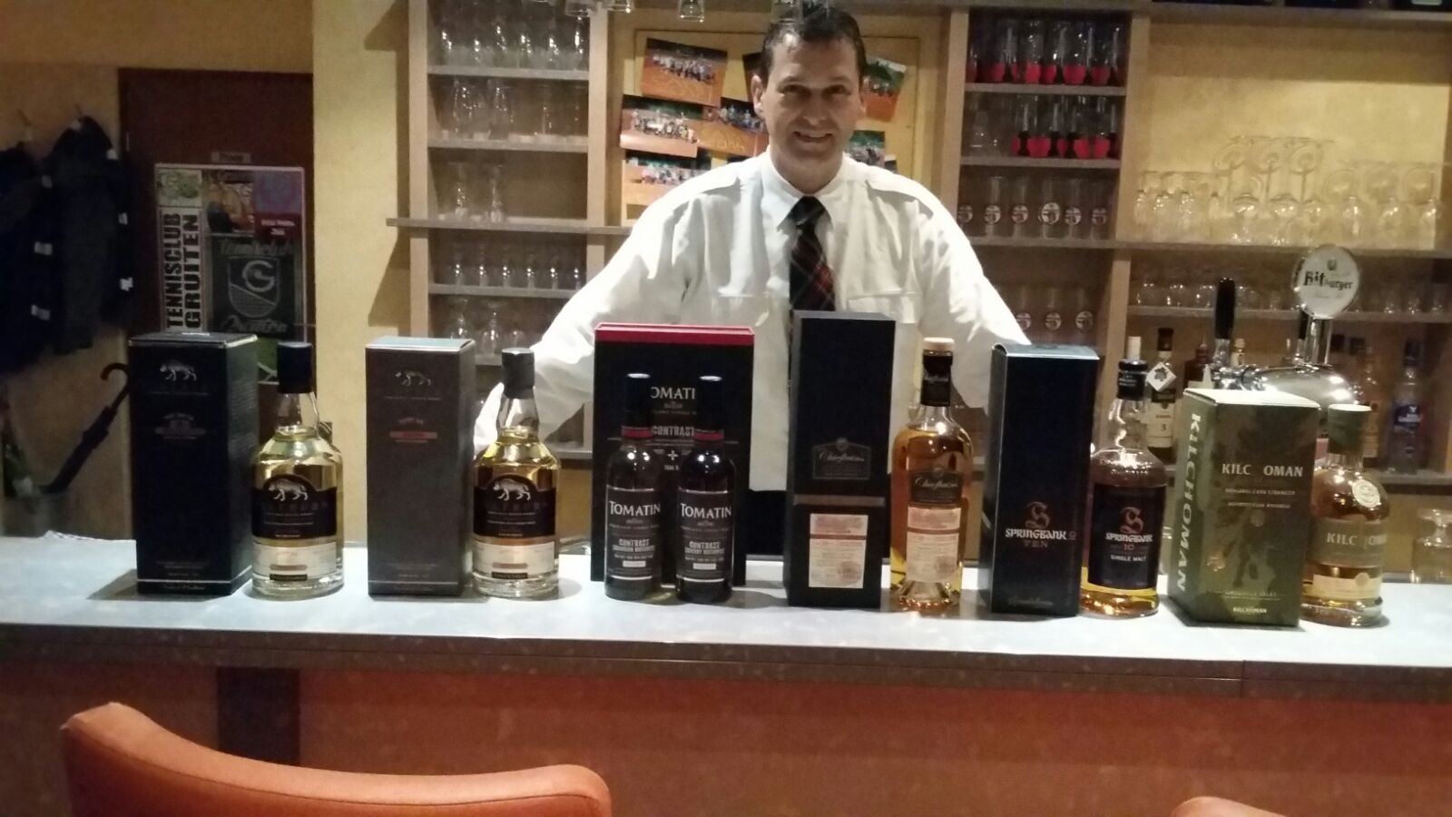 Vorweihnachts-Tasting im Tennisclub Gruiten