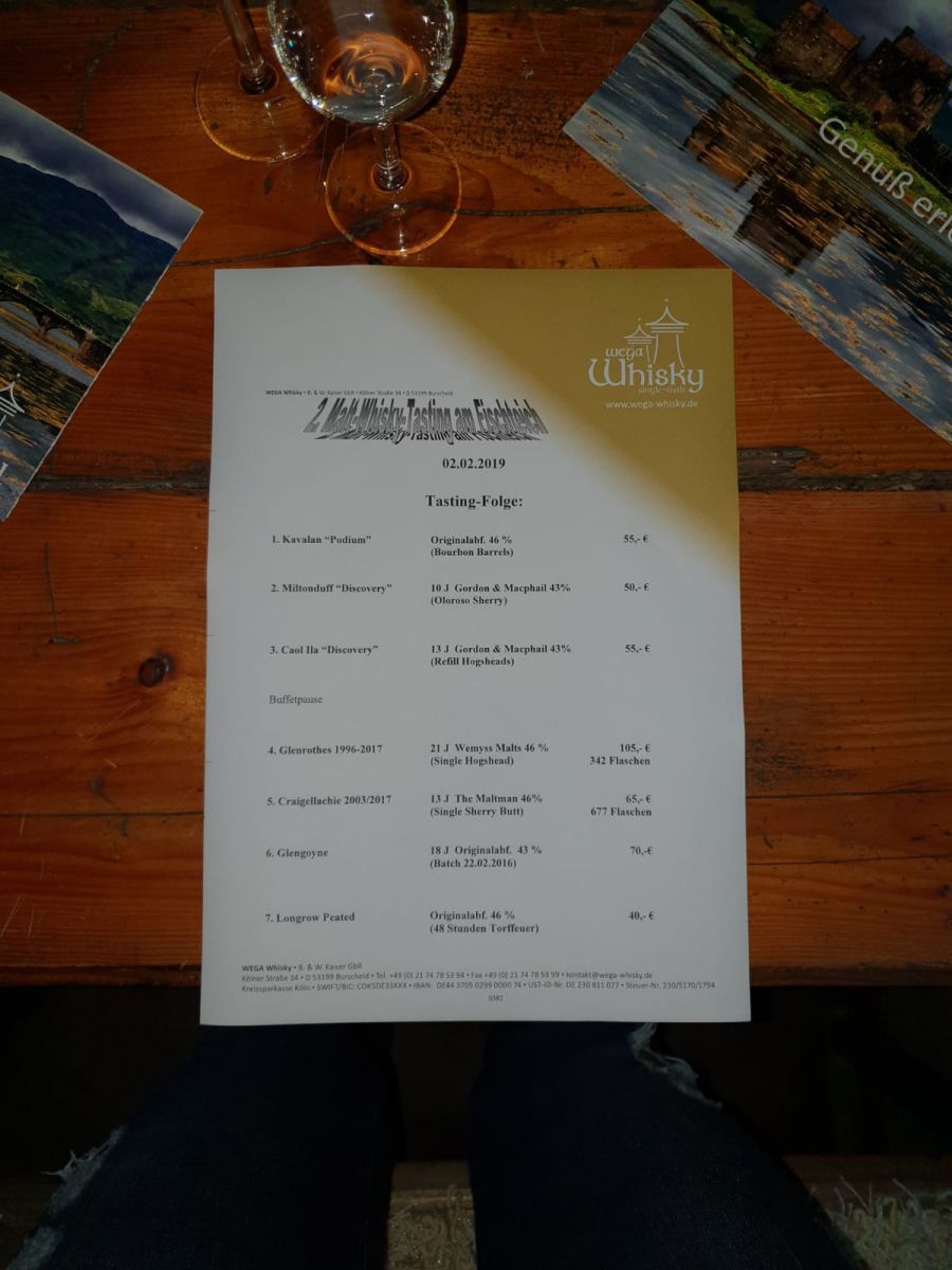 2. Whiskytasting am Fischteich