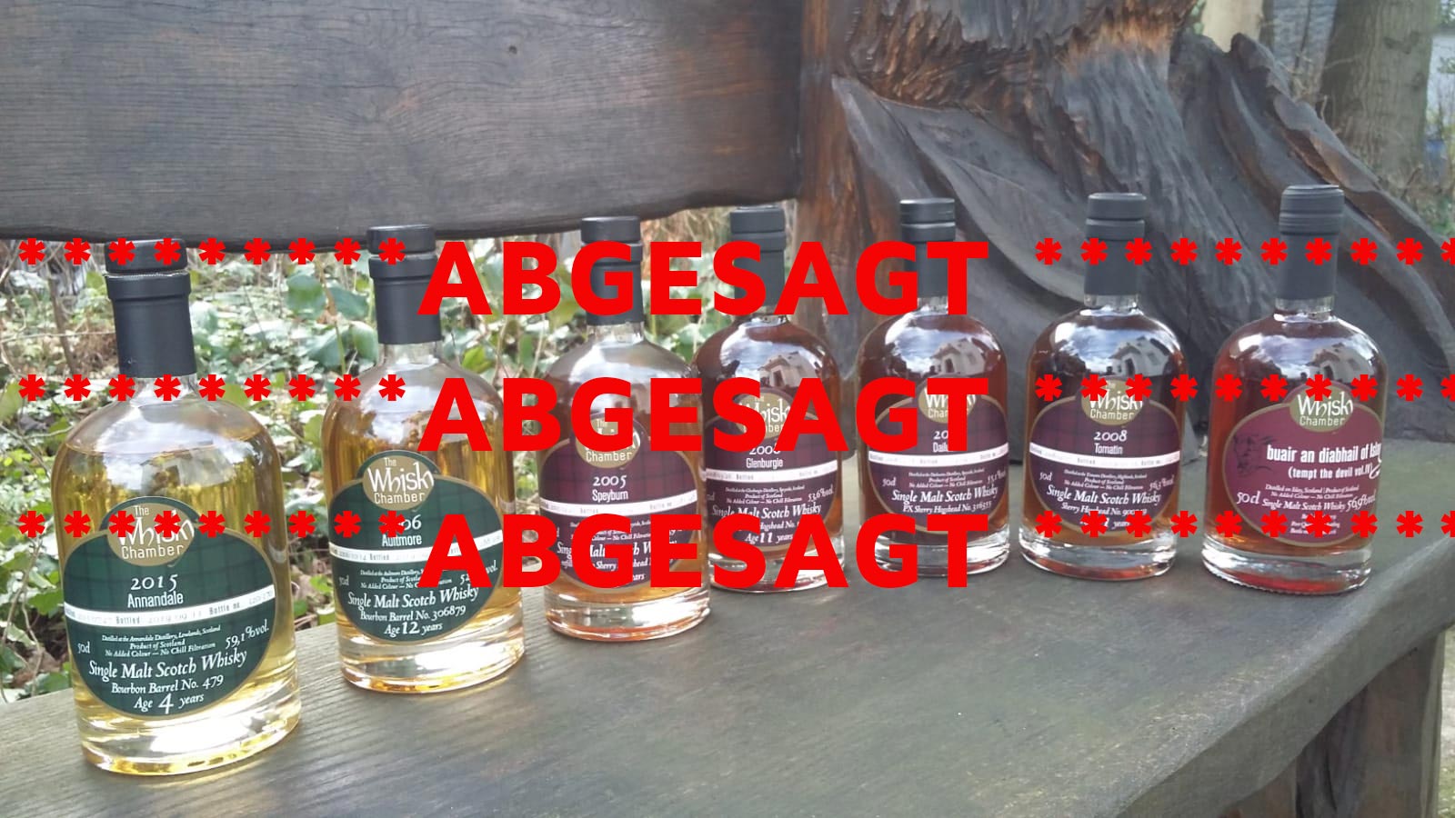 3tes The Whisky Chamber Vertical Tasting