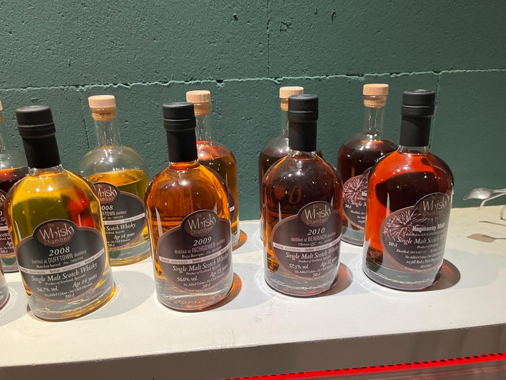 5tes The Whisky Chamber Vertical Tasting