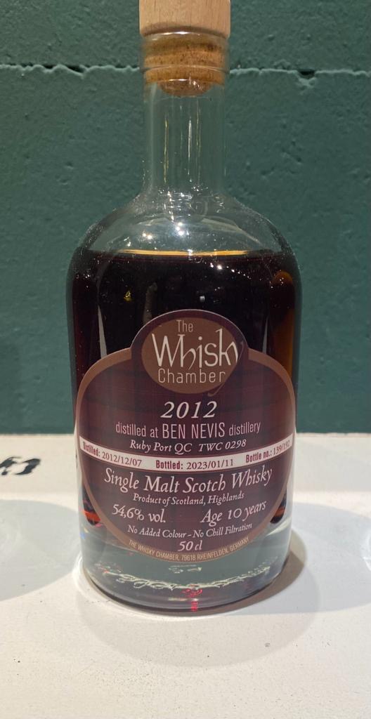 5tes The Whisky Chamber Vertical Tasting