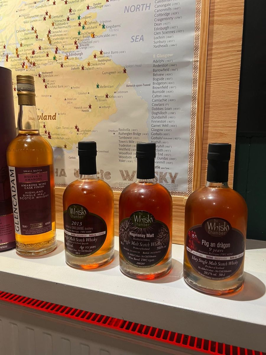 6tes The Whisky Chamber Vertical Tasting im Atelier AndersArtig