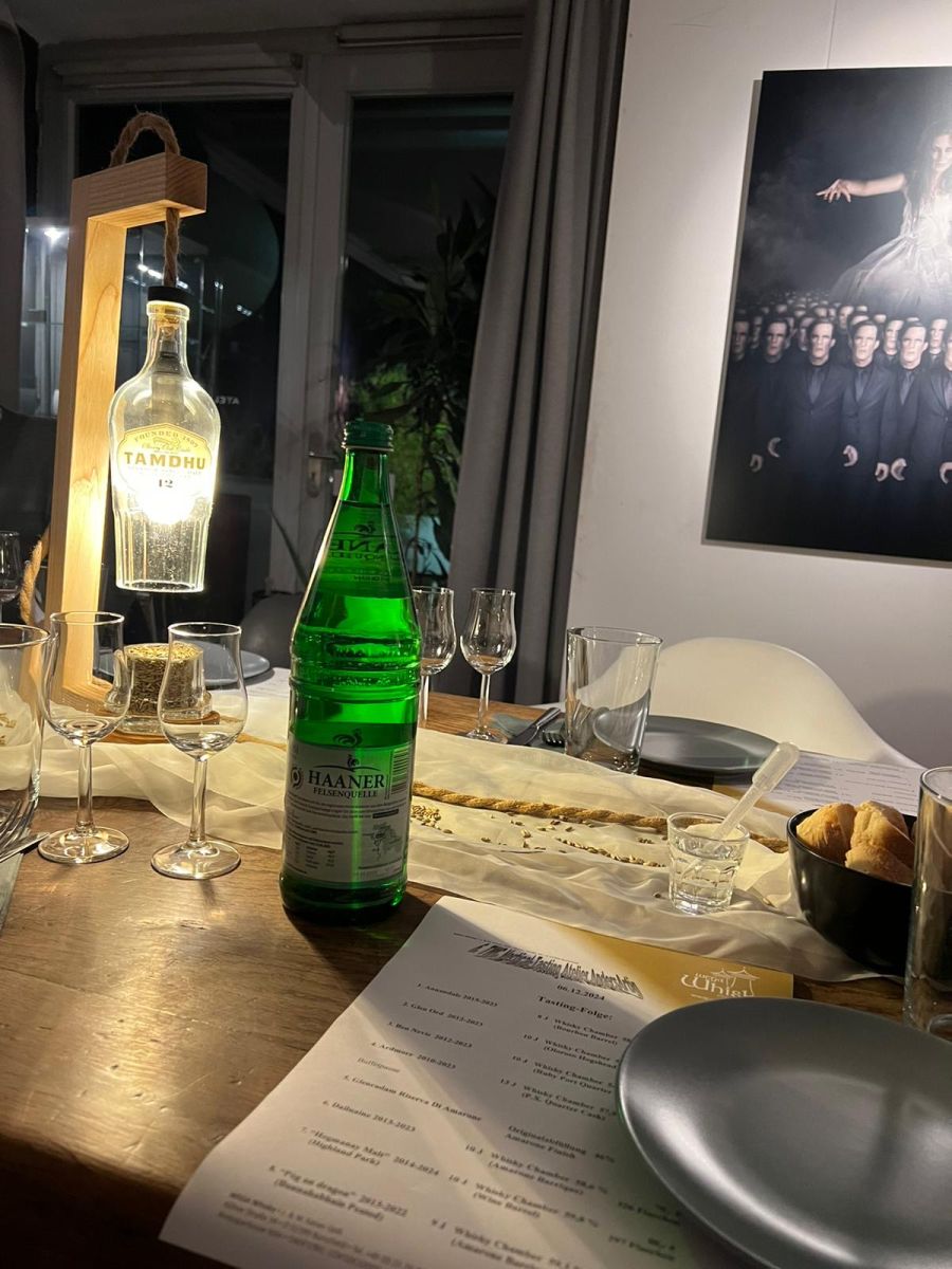 6tes The Whisky Chamber Vertical Tasting im Atelier AndersArtig