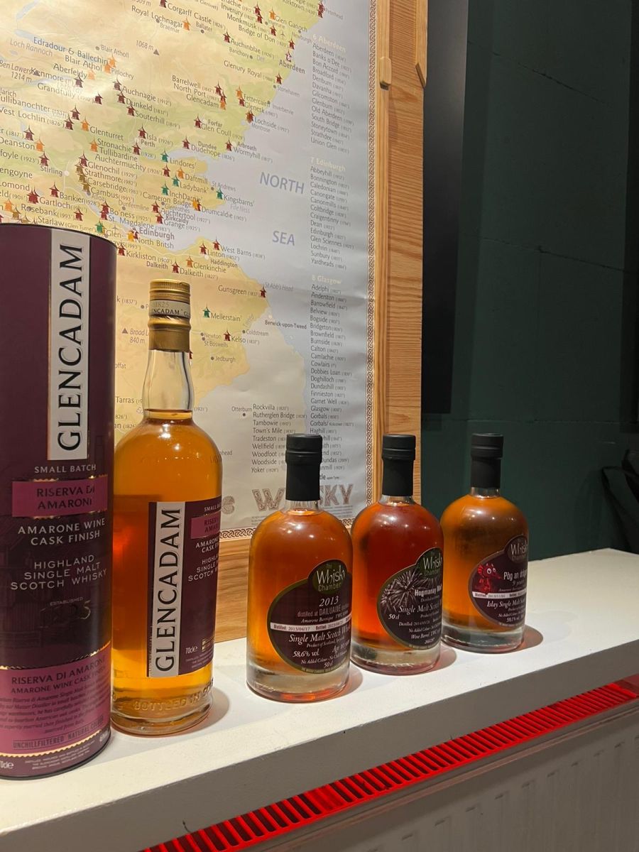 6tes The Whisky Chamber Vertical Tasting im Atelier AndersArtig