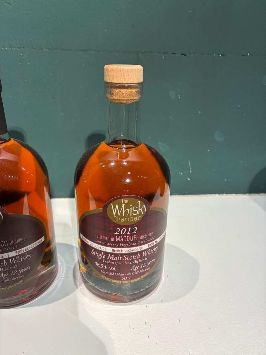 7tes The Whisky Chamber Vertical Tasting im Atelier AndersArtig