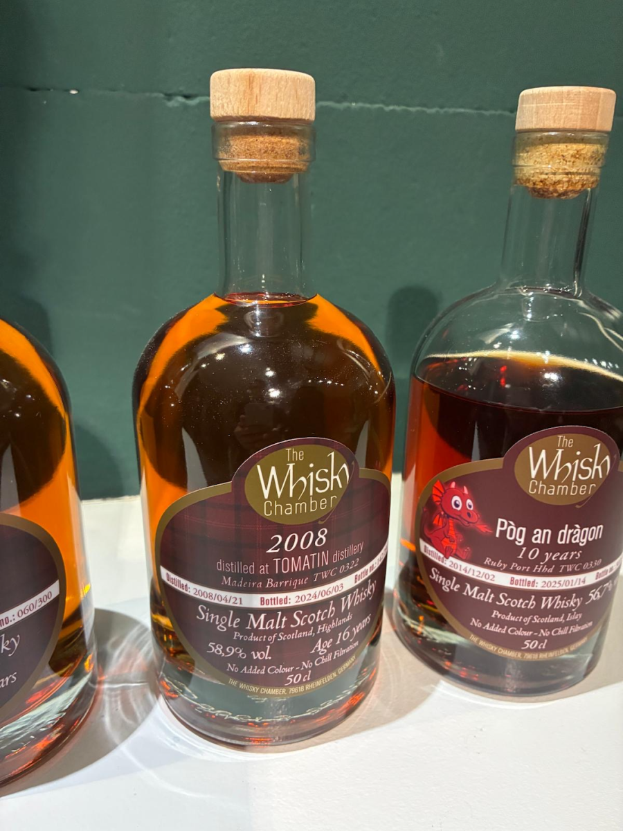7tes The Whisky Chamber Vertical Tasting im Atelier AndersArtig