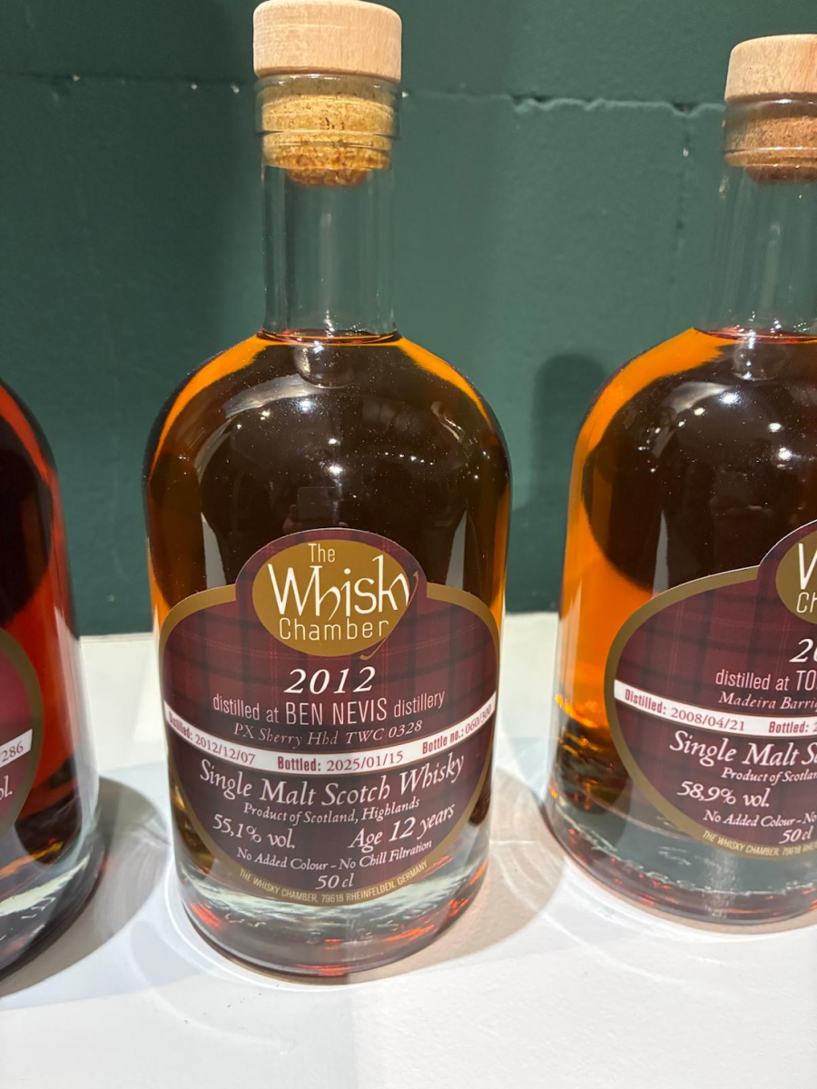 7tes The Whisky Chamber Vertical Tasting im Atelier AndersArtig