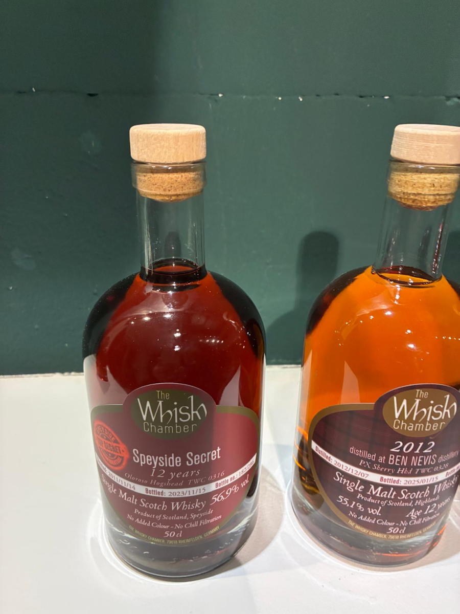 7tes The Whisky Chamber Vertical Tasting im Atelier AndersArtig